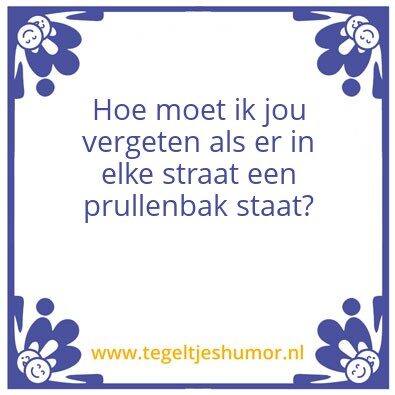 Tegeltje: Prullenbak