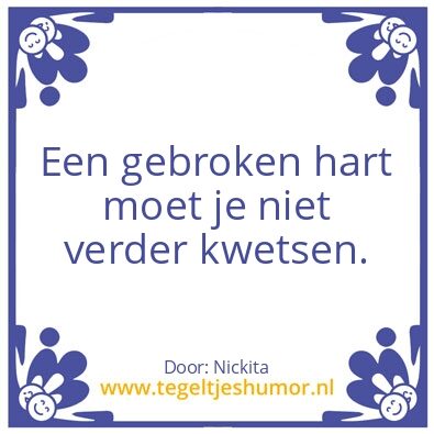 Tegeltje: BROKEN
