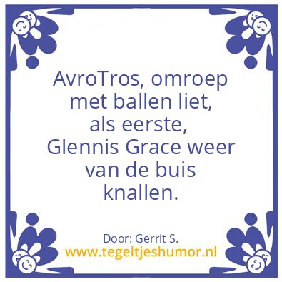 Tegeltje: Ik ben Gerrit.
