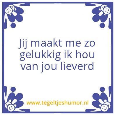 Tegeltje: Liefde