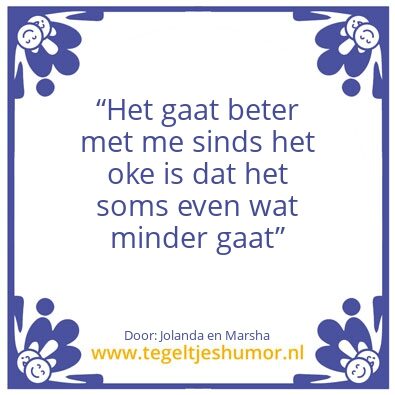 Tegeltje: Beter