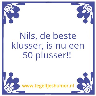 Tegeltje: Nils