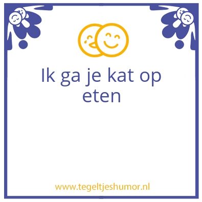 Tegeltje: Katteneter