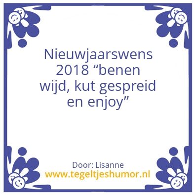 Tegeltje: 2018
