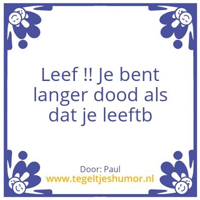 Tegeltje: F