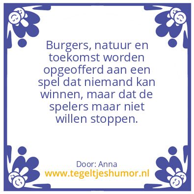 Tegeltje: Oorlog