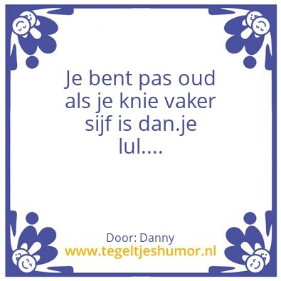 Tegeltje: Danny