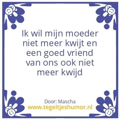Tegeltje: Mascha