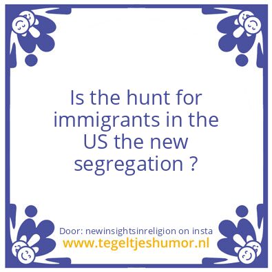 Tegeltje: Segregation ?