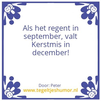 Tegeltje: September