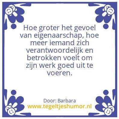 Tegeltje: kwaliteit