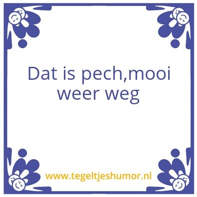 Tegeltje: Bla