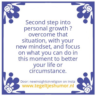 Tegeltje: Second step into personal