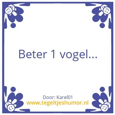Tegeltje: A