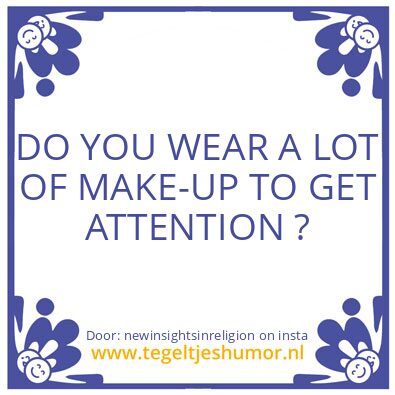 Tegeltje: You ?