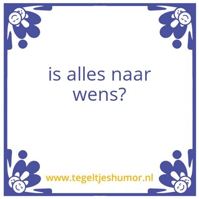Tegeltje: bea