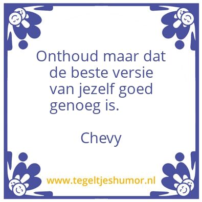 Tegeltje: Beste