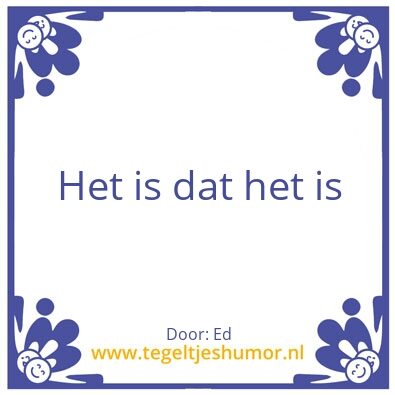 Tegeltje: Est