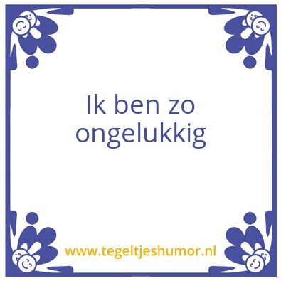 Tegeltje: L