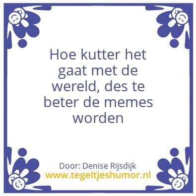Tegeltje: Memes