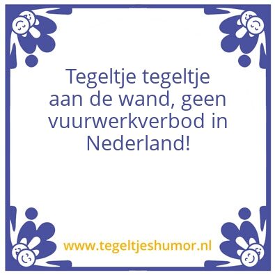 Tegeltje: VWT