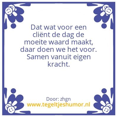 Tegeltje: DAG