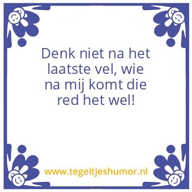 Tegeltje: wc