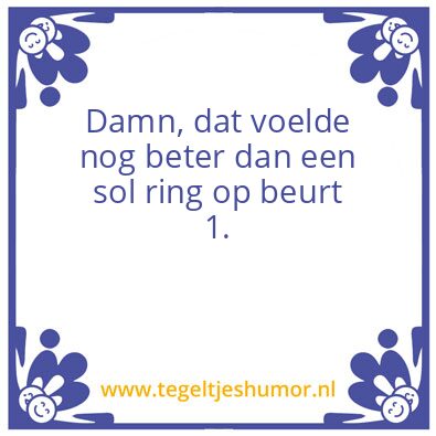 Tegeltje: Sol