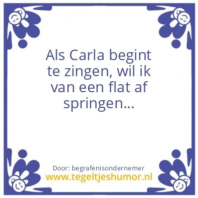 Tegeltje: Zingen