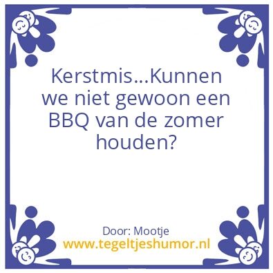 Tegeltje: Kerstsfeer