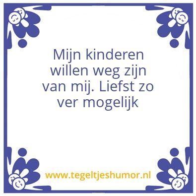 Tegeltje: Weg