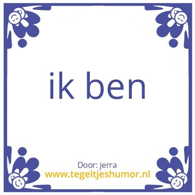 Tegeltje: j