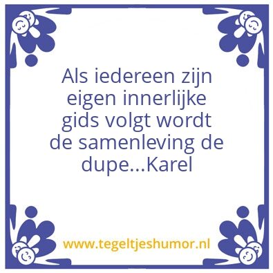Tegeltje: Gids
