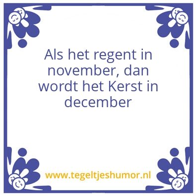 Tegeltje: Klopt!