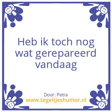 Tegeltje: Siebe