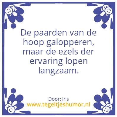 Tegeltje: Iris
