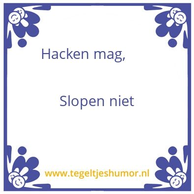Tegeltje: Jj