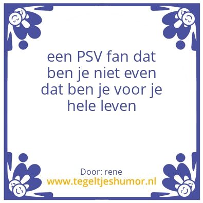 Tegeltje: psv