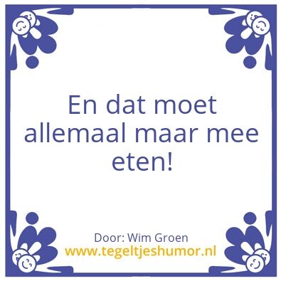 Tegeltje: Humor