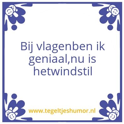 Tegeltje: Wind