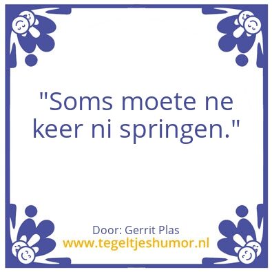 Tegeltje: Spring