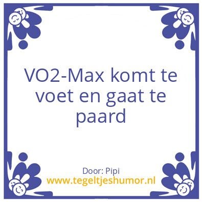 Tegeltje: Vo2