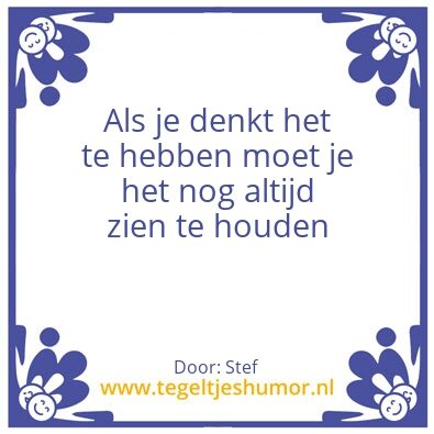 Tegeltje: Stef