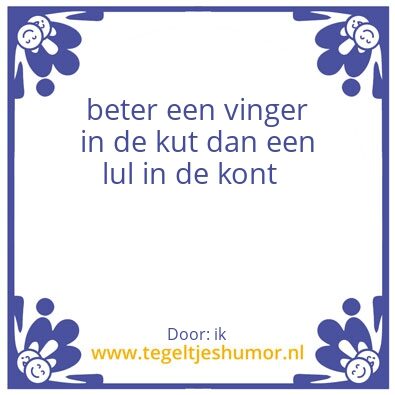 Tegeltje: ik