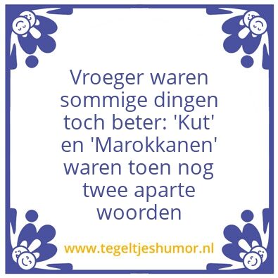 Tegeltje: Marokko