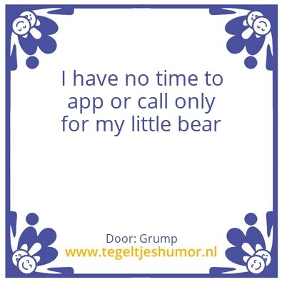 Tegeltje: Grump
