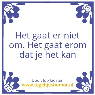 Tegeltje: Engels