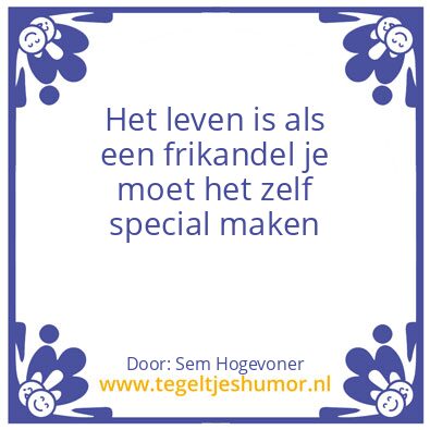 Tegeltje: Frikandel