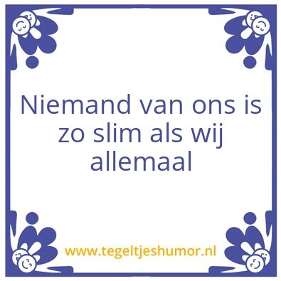 Tegeltje: asdfa