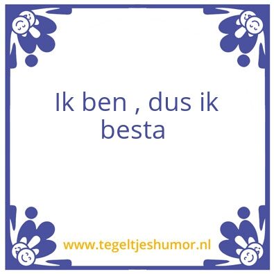 Tegeltje: Heden